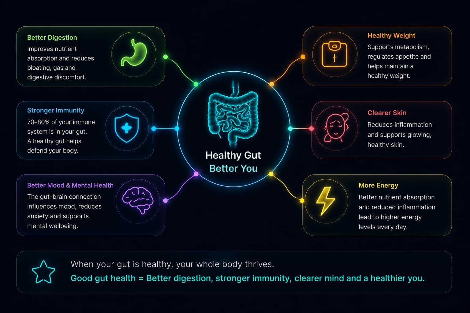 Benefits of Healthy Gut